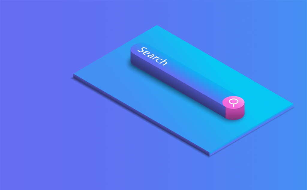 Google search bar Illustration for SEO Digital Marketing Agency Beson4